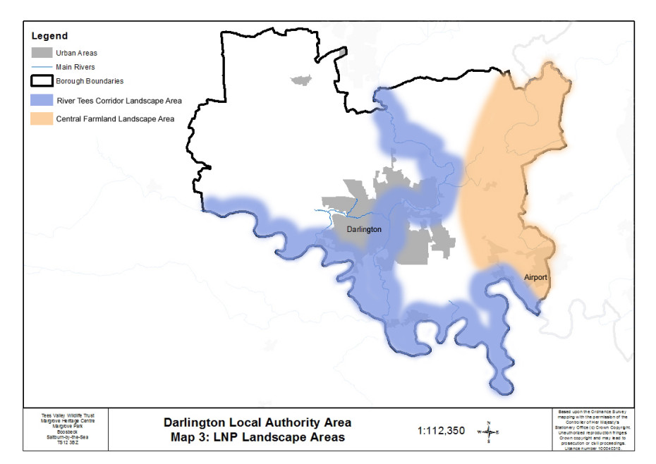 Darlington Map 3 Landscape Areas